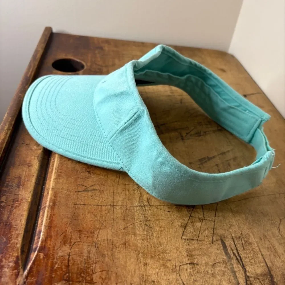 Guy Harvey Turquoise Visor Embroidered Marlin Fish Adult Unisex Adjustable